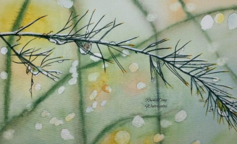 Watercolor Practice: first painting in a set of 3-the same tutorial creator!