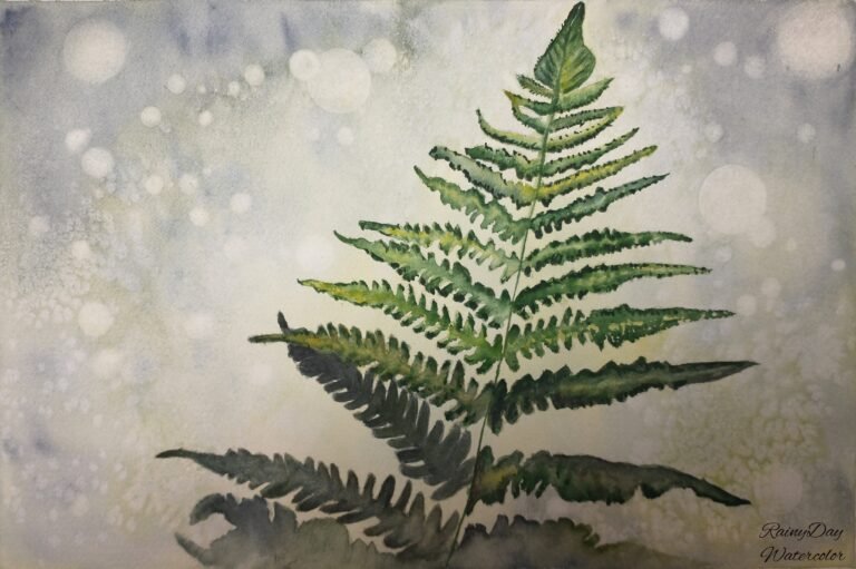 Watercolor Practice: second painting in a set of 3-the same tutorial creator!