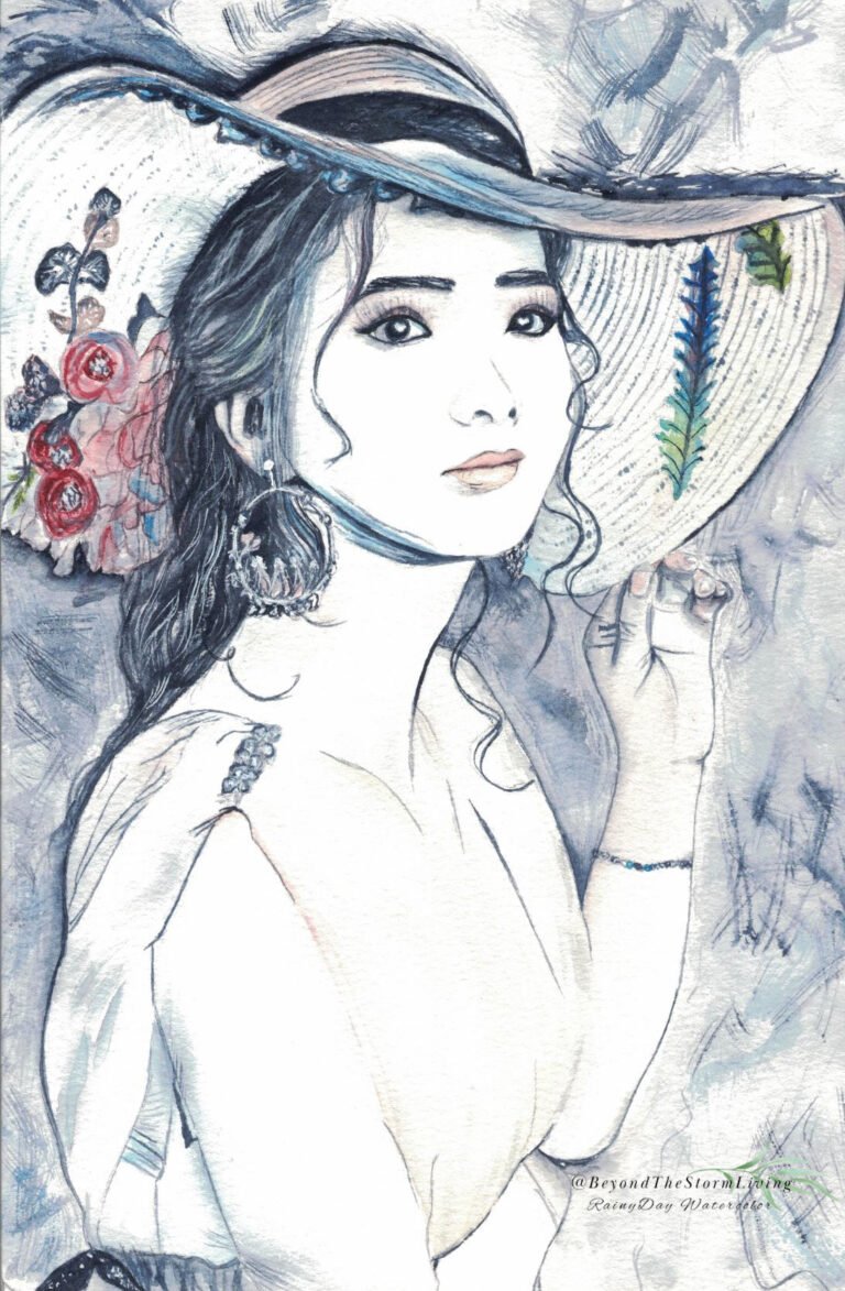 Payne’s Gray Watercolor: Limited Palette Portrait