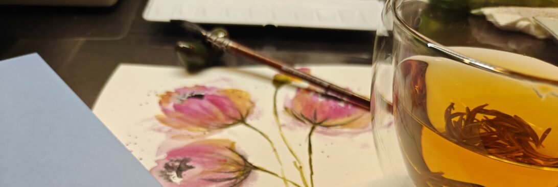 tea and watercolor