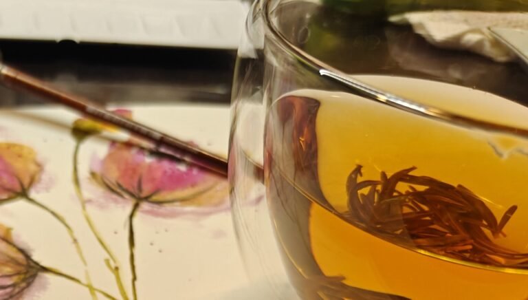 tea and watercolor