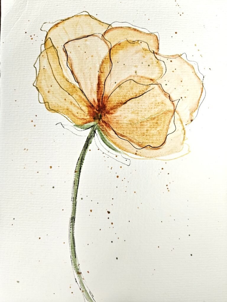 Sennelier Vintage Set transparent flower
